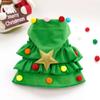 Christmas dog cape red green pet fun costume decoration cute pet windbreaker for Christmas atmosphere pet clothing dog costume