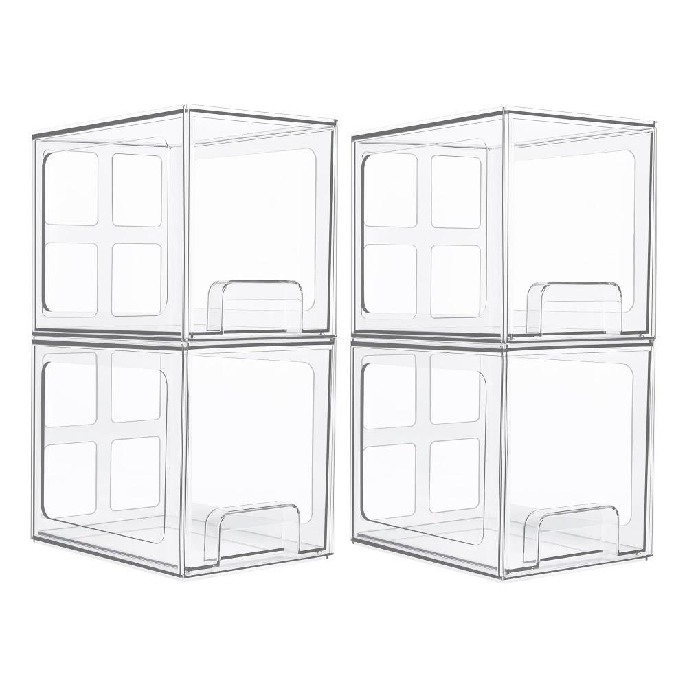 Transparent Storage Drawers Multi-Purpose Desktop Finishing Box Durable Blind Box Showcase Bedroom