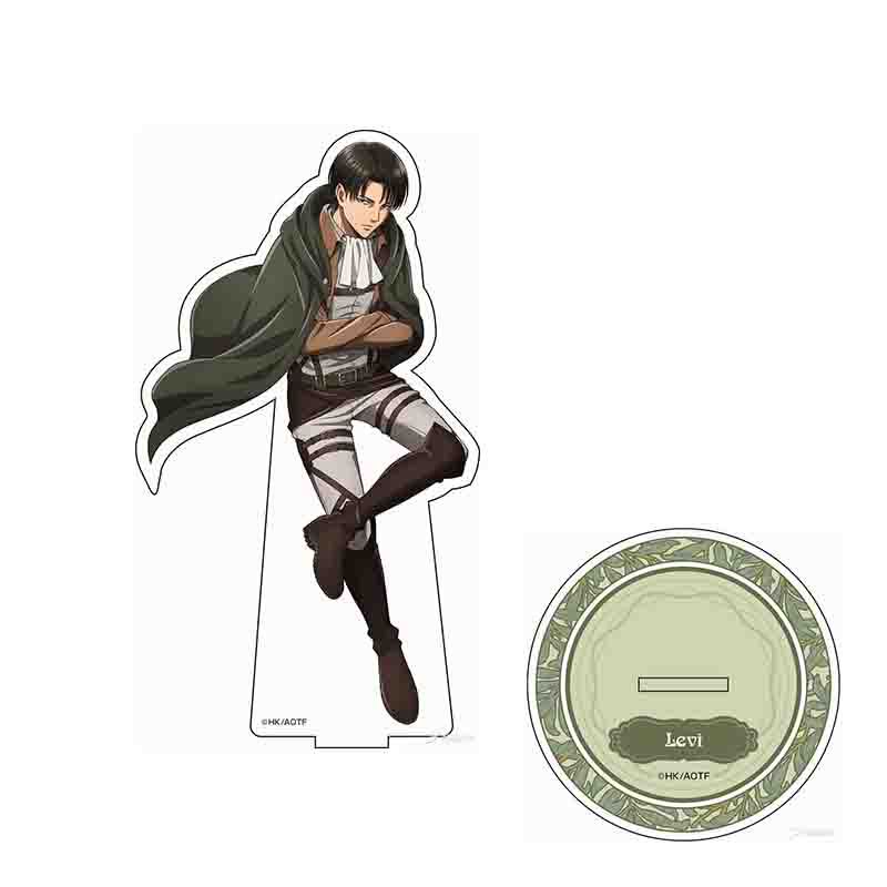 Attack on Titan Acrylic Desktop Stand Decoration Eren Yeager Mikasa Ackerman Animation Peripheral Playthings designed for Men Birth Date Gifts