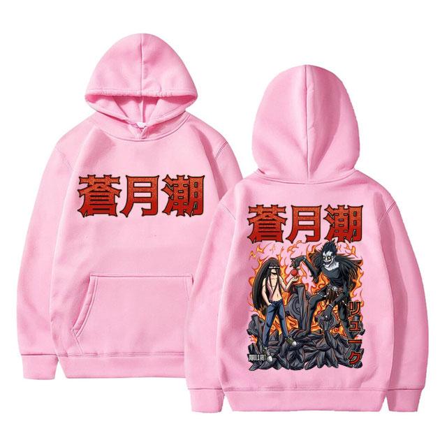 Anime Death Note Yagami Light Misa AUnisexe Art Aesthetic Graphic Unisex Hoodie Unisexga Casual Sweatshirt Unisex Loose Oversized Hoodies