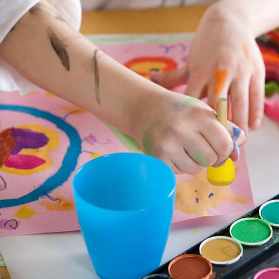 40Pcs/Set Round Foam Sponge Paint Brush Kids DIY Drawing Tools Painting Toy