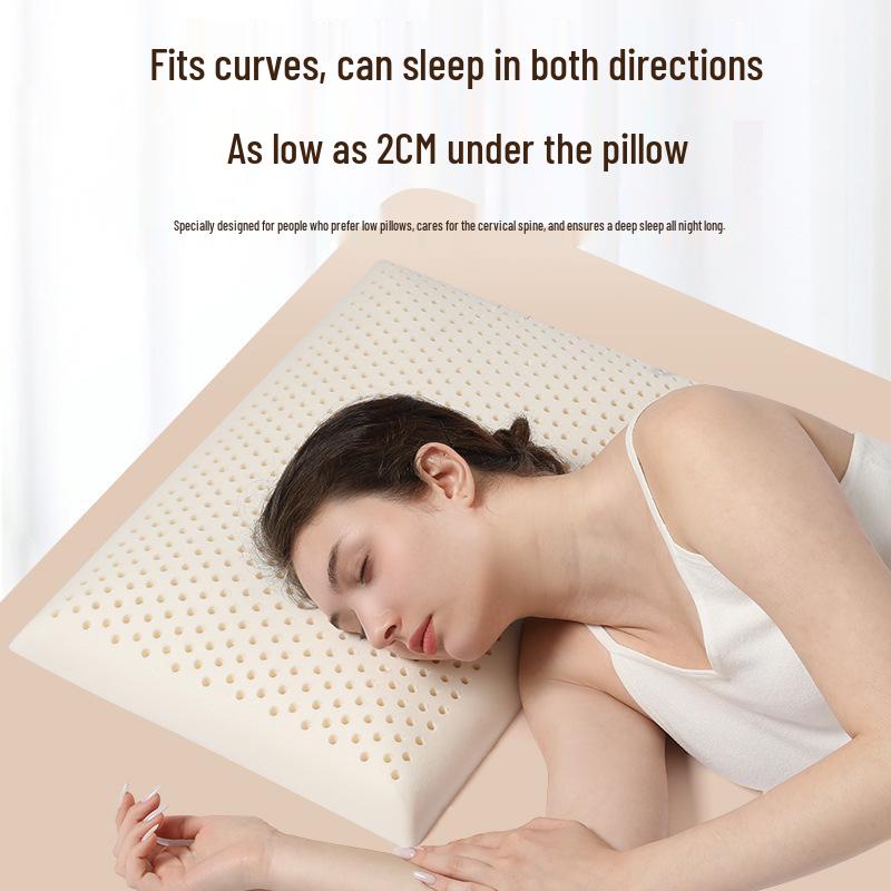 Ultra-Thin Natural Latex Neck Support Pillow for Children