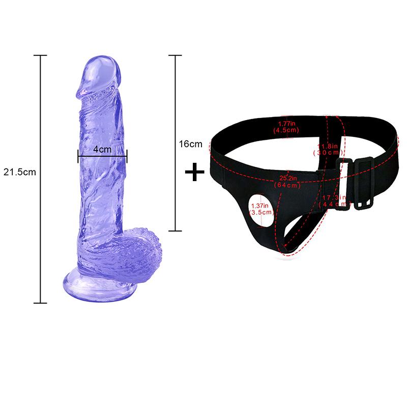 Strap On Realistic Dildo RUNYU Strapon Panties Adult Game Sex Toys for Lesbian Women Couples Gay Masturbation