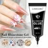 Reinforced Nail Polish Adhesive for Press-On Nails, Gel Glue for Fake Nails, Long-Lasting Waterproof Fast-Drying, 5pcs