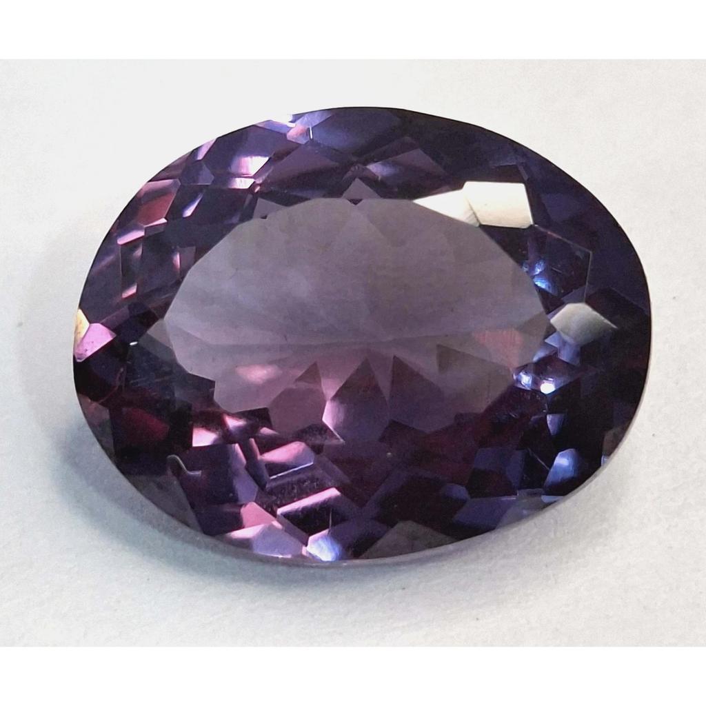 17-19 Ct Natural Color Change Alexandrite Oval Cut Fabulous Certified Gemstone
