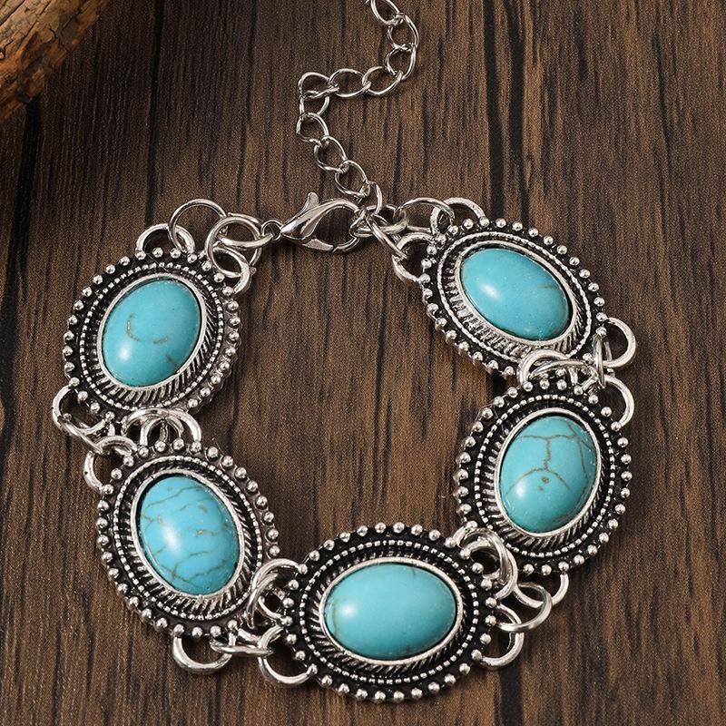 Fashion Acrylic Women's Bracelet Ethnic Style Buddha Bead Bracelet Women's Acrylic Bracelet Jewelry