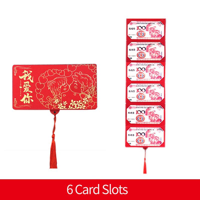 Red Folding Envelope Lucky Red Money Envelopes New Year Wedding Money Bag Children Gifts Birthday Hongbao Pocket