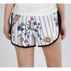 Puma Casual Sport Drawstring Floral Knit Shorts Women Bottoms White 597467-02