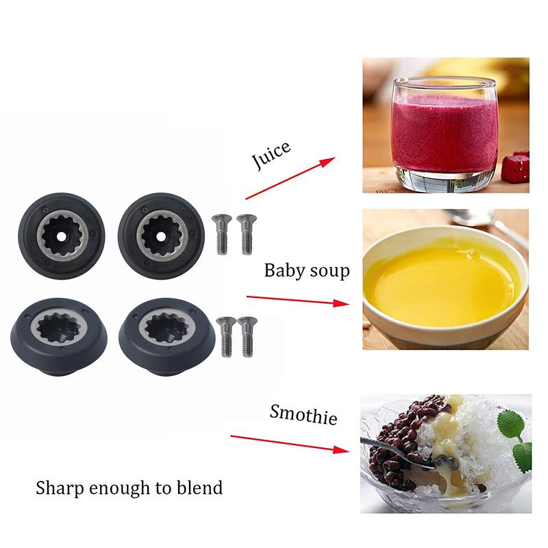 4Pcs Drive Socket Kit Replacement for RX 1700W Nutri-Bullet Blender Metal & Plastic Replacement Accessories