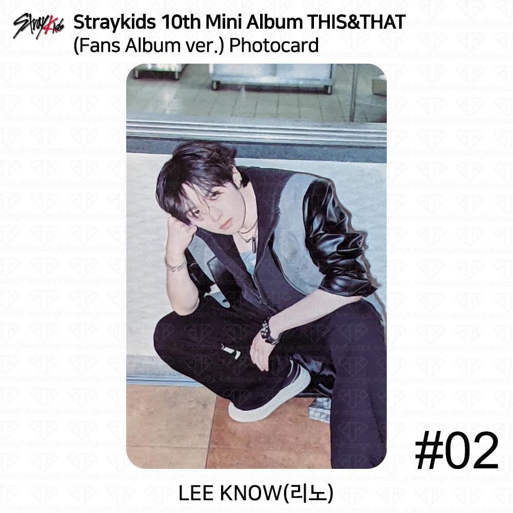 Stray Kids Il 10° Mini Album THIS&THAT Edizione Fan Album. Cartolina fotografica