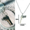 Vintage Design Gun Revolver Pendant Necklace Fashion Retro Geometric Charms Choker Jewelry Party Gift For Women Men