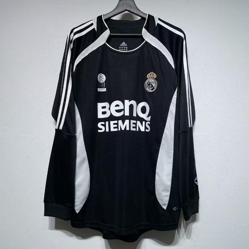 Source Direct Supply Retro Long-sleeved Jersey Real Madrid Barcelona Manchester United Juventus Liverpool Embroidery Sports Ball