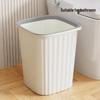 Mayflower No-Lid Pressure Ring Trash Can