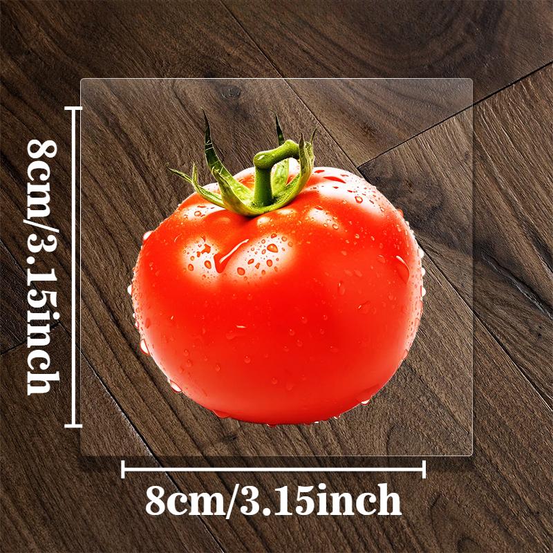 

1 шт. 3D-эффект томатный мотоцикл наклейка водонепроницаемый для мотоцикла топливный бак шлем забавный декор крышка царапины ноутбук виниловая наклейка 8x8CM