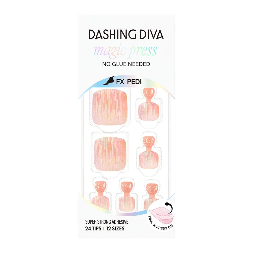 

DASHING DIVA Magic Press FX Nail/Pedi 31 Types Pedi Pink Pleats