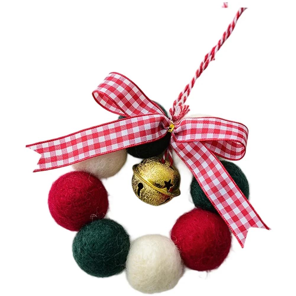 10*10cm Handmade Christmas Wreath Festive Decoration Authentic Holiday Charm Creative Customization Meticulous Craftsmanship