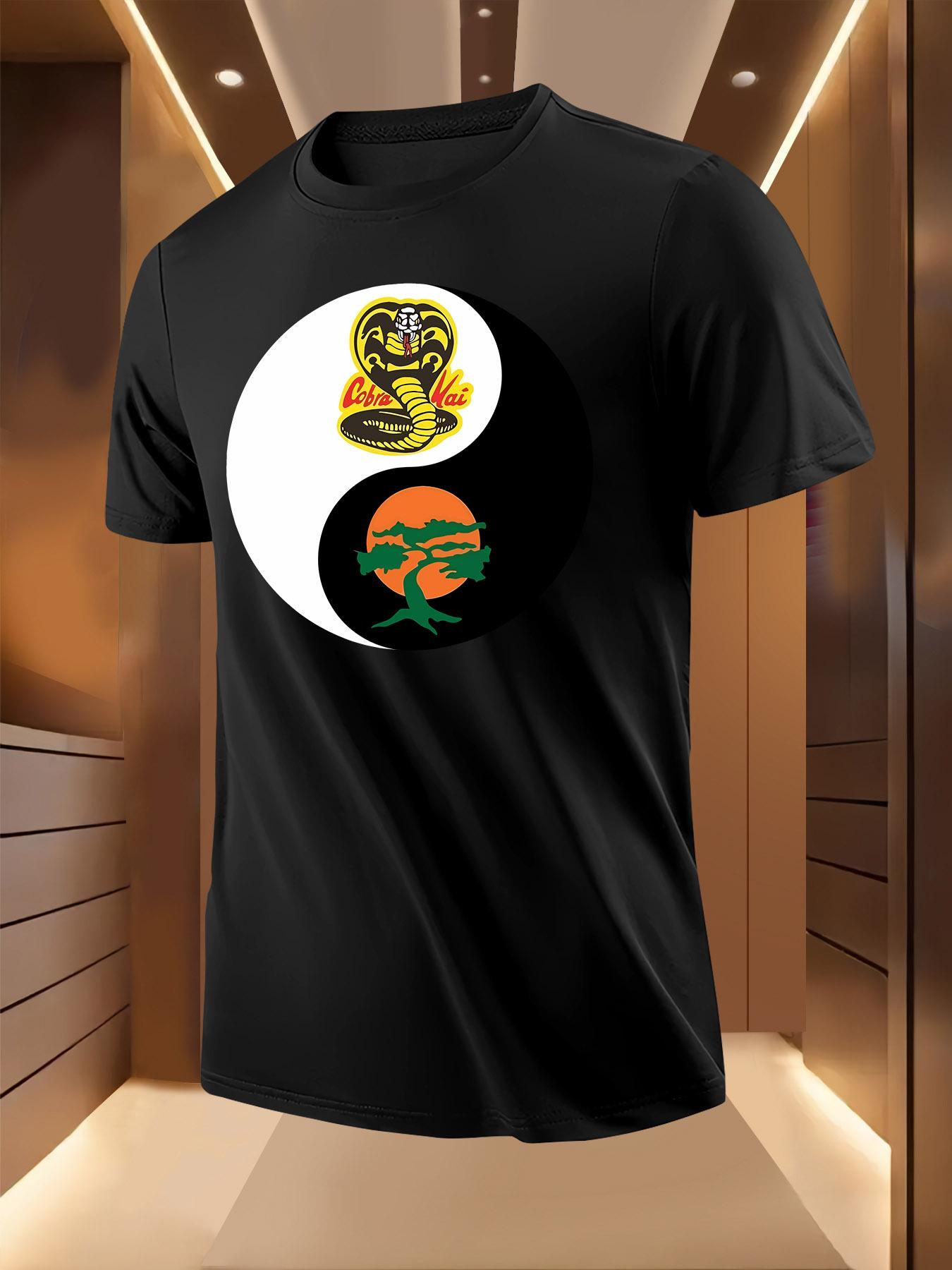 Yin-Yang Martial Arts Graphic Tshirt - Breathable Summer ... XL