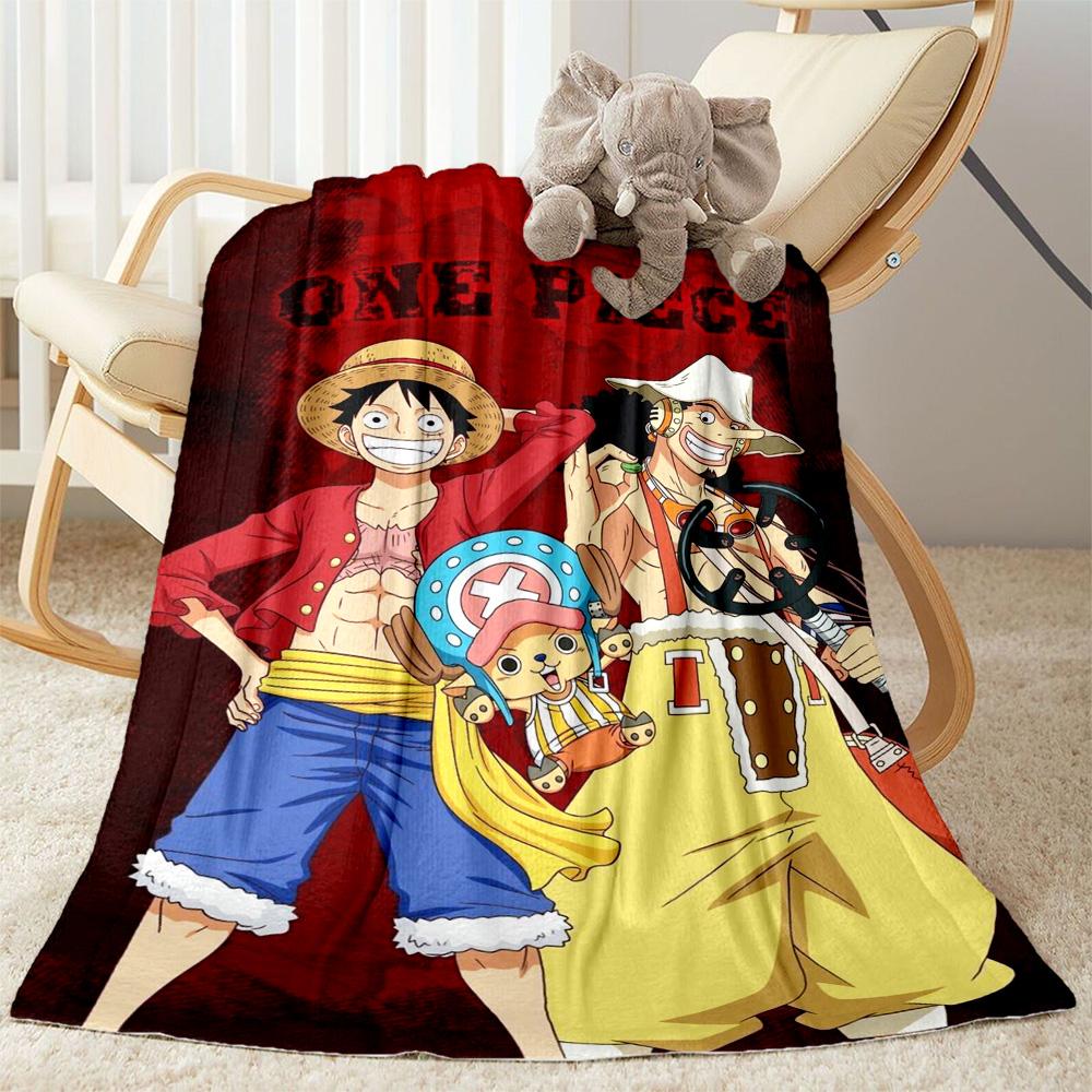 One Piece Adventure Suitable Blanket for Offices, Travel, Living Rooms Also a Good Gift for Friends and Family Suitable for All Seasons.