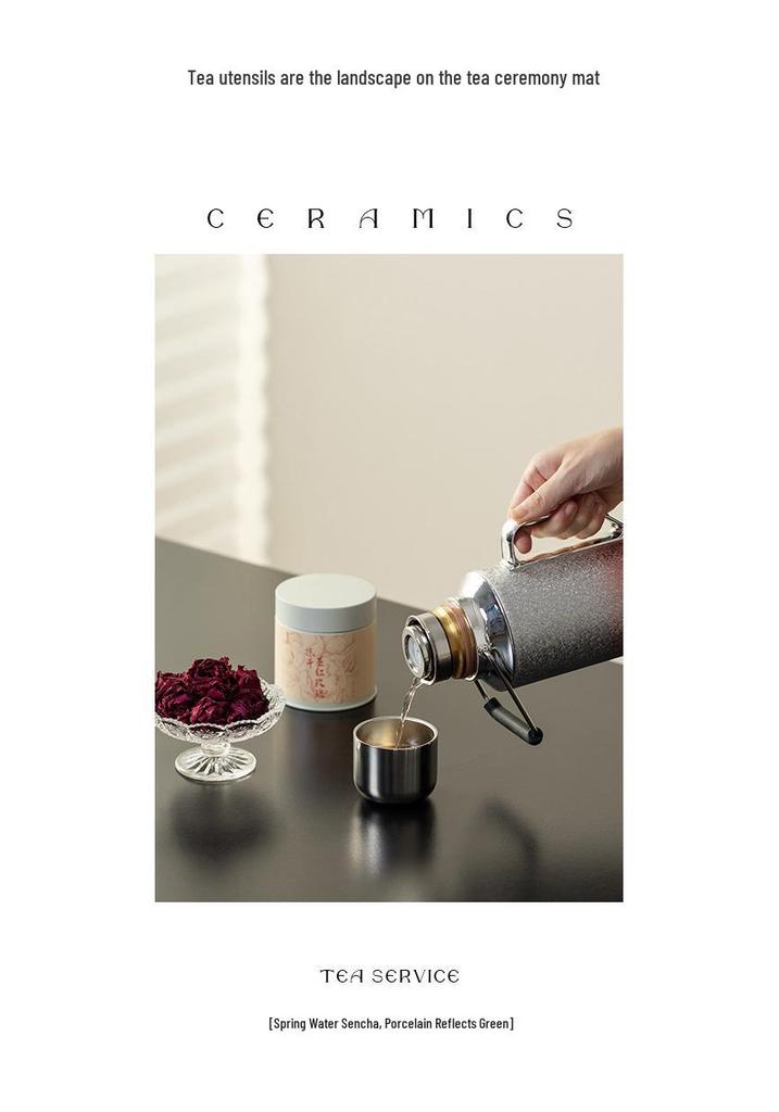 Yanyan Gradient Thermos: Portable Hot Water Bottle in a Deluxe Gift Box - Perfect for New Year Gifts