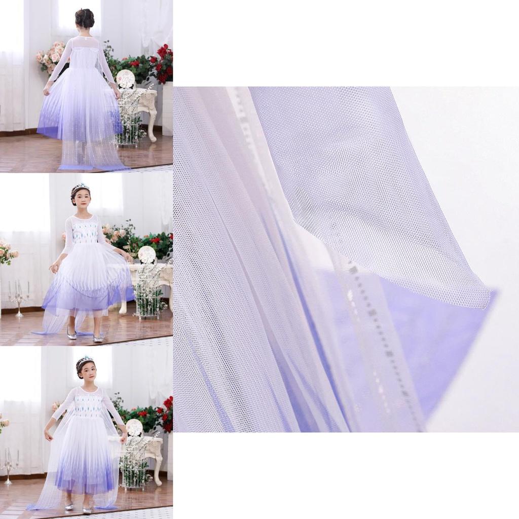 Incantevole costume da Regina delle Nevi di Frozen 2 per bambine, ideale per feste di compleanno.