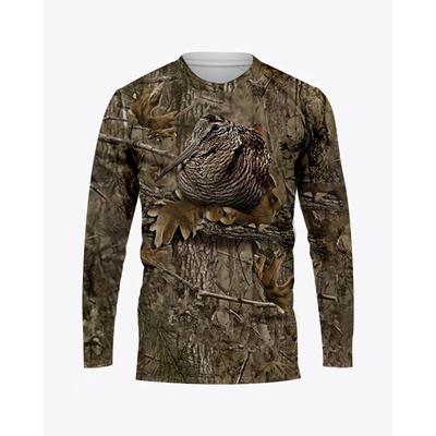 Camouflage Hunting Animals T-Shirts 3D Print Men Long Sleeve T Shirt Oversized Harajuku Pullovers Tees Tops Clothing