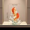 New Chinese Style Wealth Fish Brocade Lithium Fish Ornament Living Room Wine Cabinet Office Decoration Gifts