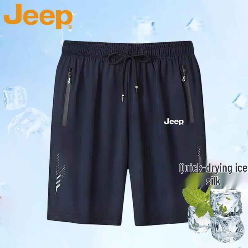 JEEP Men s Ice Silk Quick-Dry Beach Shorts 7XL