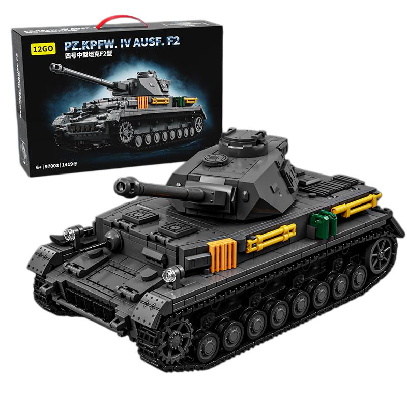 MAUS TANK E-100 Heavy Tank Leopard G-type Tank Building Blocks Toy Creative Toy Series Tank Model DIY Assembly Kit Birthday Gift