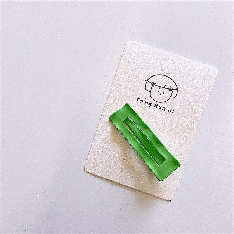 

Корейские заколки для волос ярких цветов, волнистые заколки с каплями воды, квадратные заколки для детей, заколки для волос, головные уборы с щелчком, аксессуары для волос