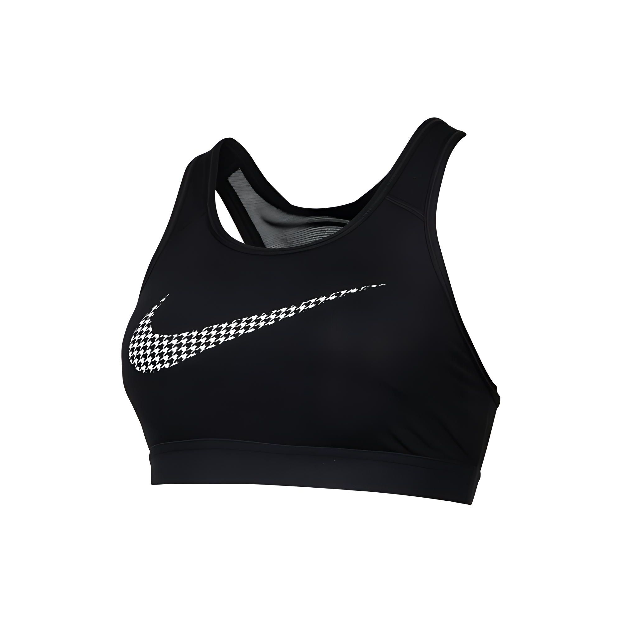 

Nike Wsh Icnclsh Gx Brabra Logo спортивный бюстгальтер женское нижнее белье черный DD1142-010