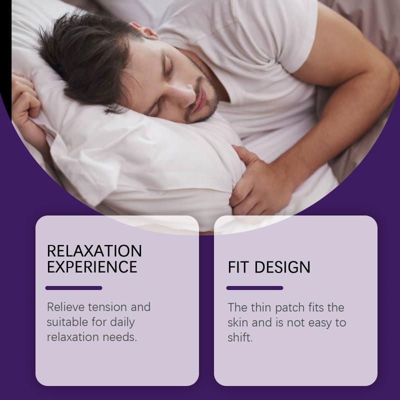 Sleep Care Patches Body Adhesive Lavender Scented Calming Effect for Night Home Use Soft Flexible Patch Long Wear
