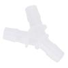 10PCS Soft Hose Fittings Y Type Connector Aquarium Fish Pump Junction 3 Way Connector(3.9mm )