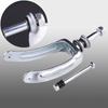 Metal Wheel Fork Wheelchair Front Fork Aluminium Alloy Simple Installation Sensitive Shock Absorption for 6/7in Wheelchair Tires