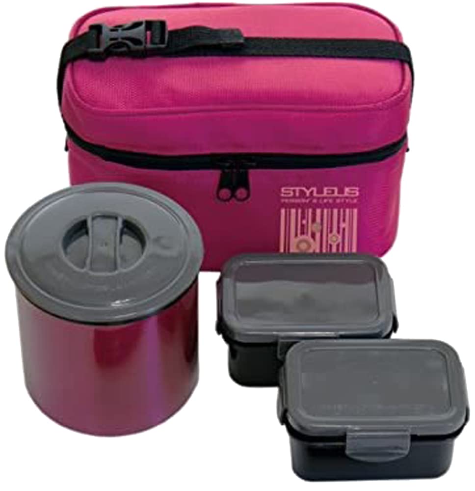 

Tafco Stylus Lunch Box Oblong 400ml Red