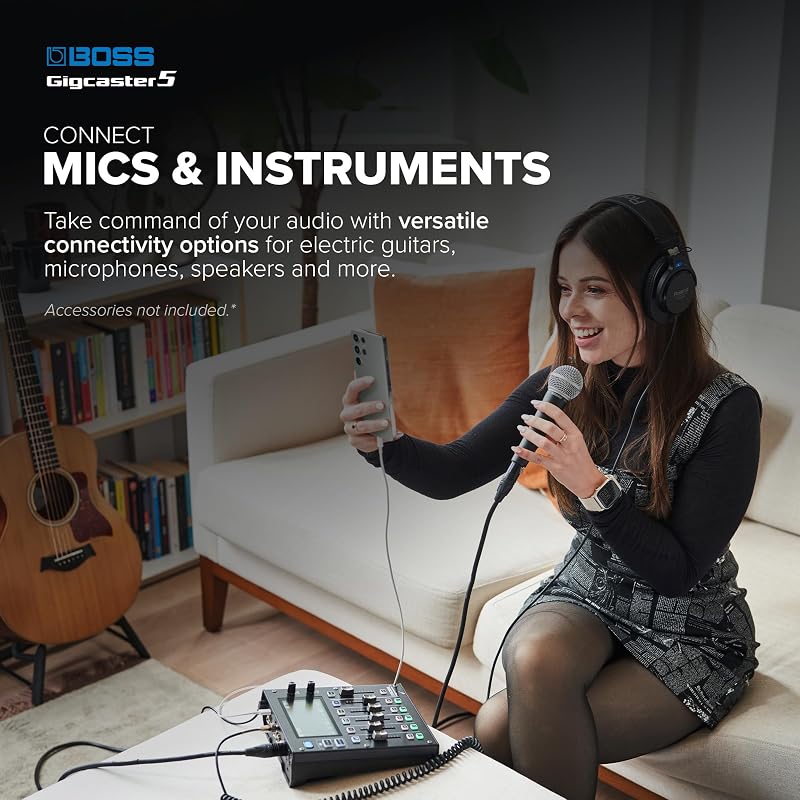BOSS Gigcaster 5 (GCS-5) Audio Mixer for Streaming