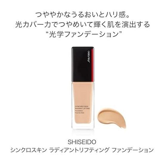 SHISEIDO Makeup Synchro Skin Radiant Lifting Foundation 140 Porcelain 30mL Liquid Fragrance-Free Firmness Radiance Longevity
