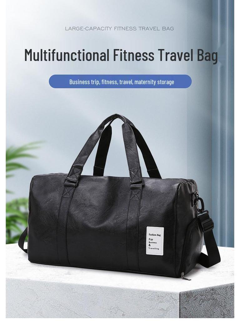 Multifunctional Gym and Travel Bag with Shoe Compartment - Wet/Dry Separation, Short Trip Handbag, Crossbody Bag