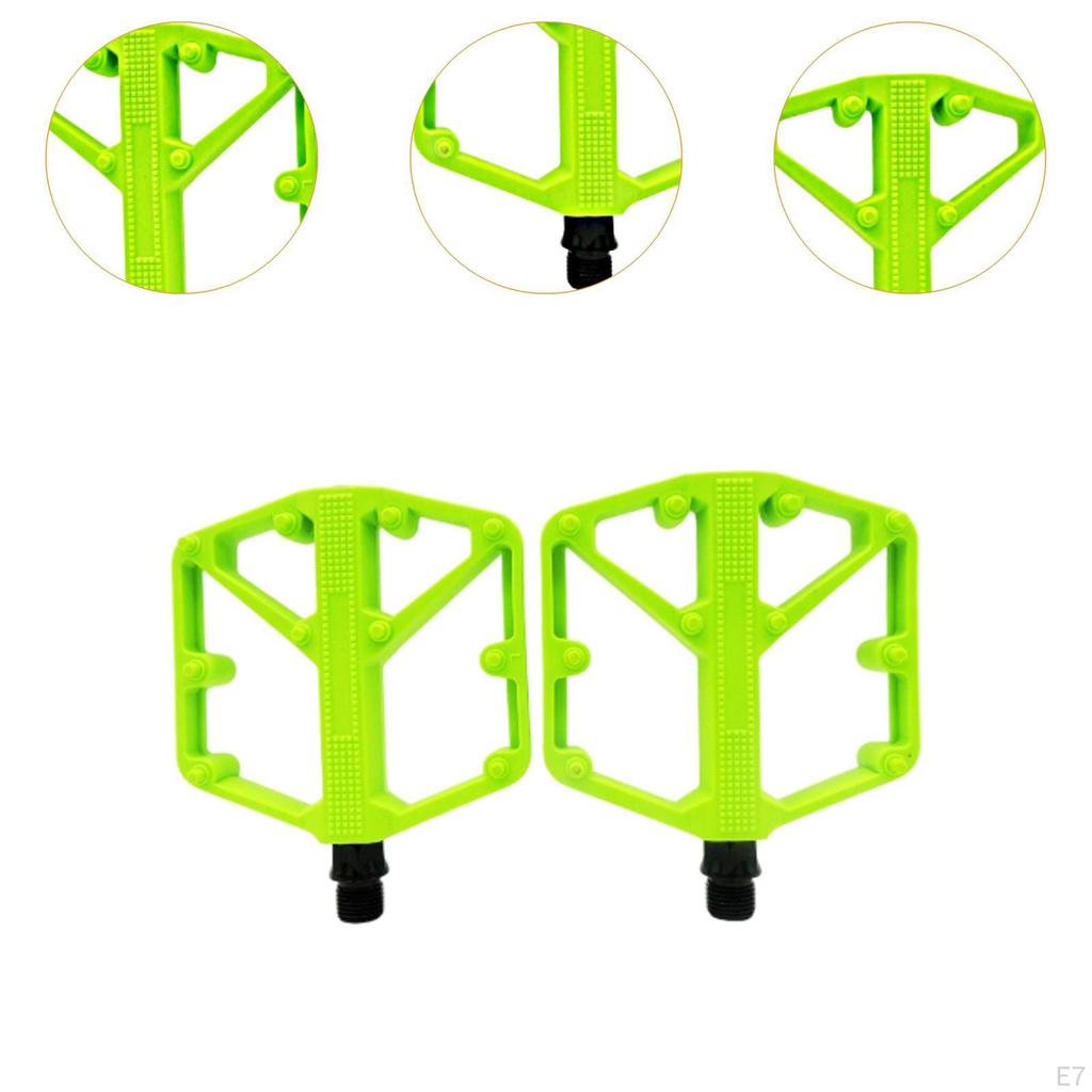 2 Nylon Anti-Slip Pedals for Road Bike Repair And Maintenance