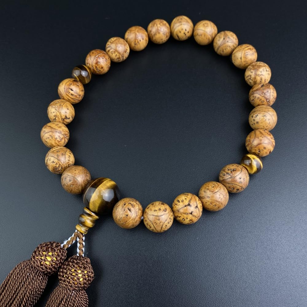 Prayer Beads for 22 Long Eye Bodhi Tiger Eye Informal Prayer Includes Prayer Common To Memorial Memorial Indian Dragon Badai Tiger Tiger Eye Stone
