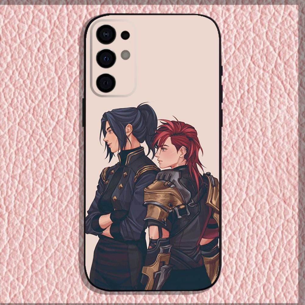 

CaitVi caitlyn and vi Phone Case For Samsung S25,S24,S21,S22,S23,S30,Ultra,S20,Plus,Fe,Lite,Note,10,9,5G Black Soft Shell Samsung S23ULTRA5G
