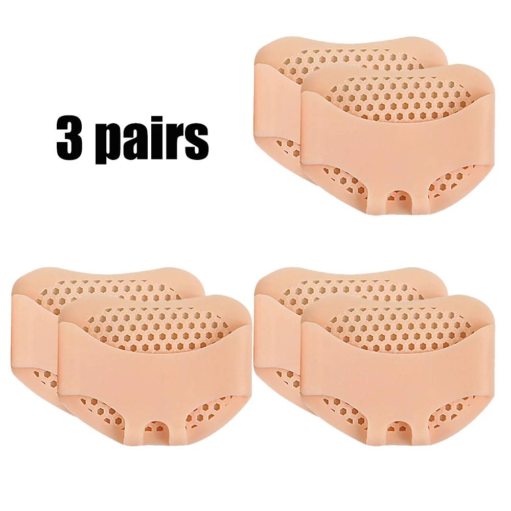 2-8Pcs Ilicone Metatarsal Pads Toe Separator Pain Relief Foot Pads Orthotics Foot Massage Insoles Forefoot Socks Foot Care Tool
