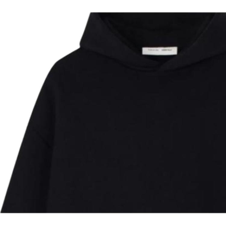 Fear of God Essentials Classic Hoodie Vintage Black Men Tops 192AS252061F