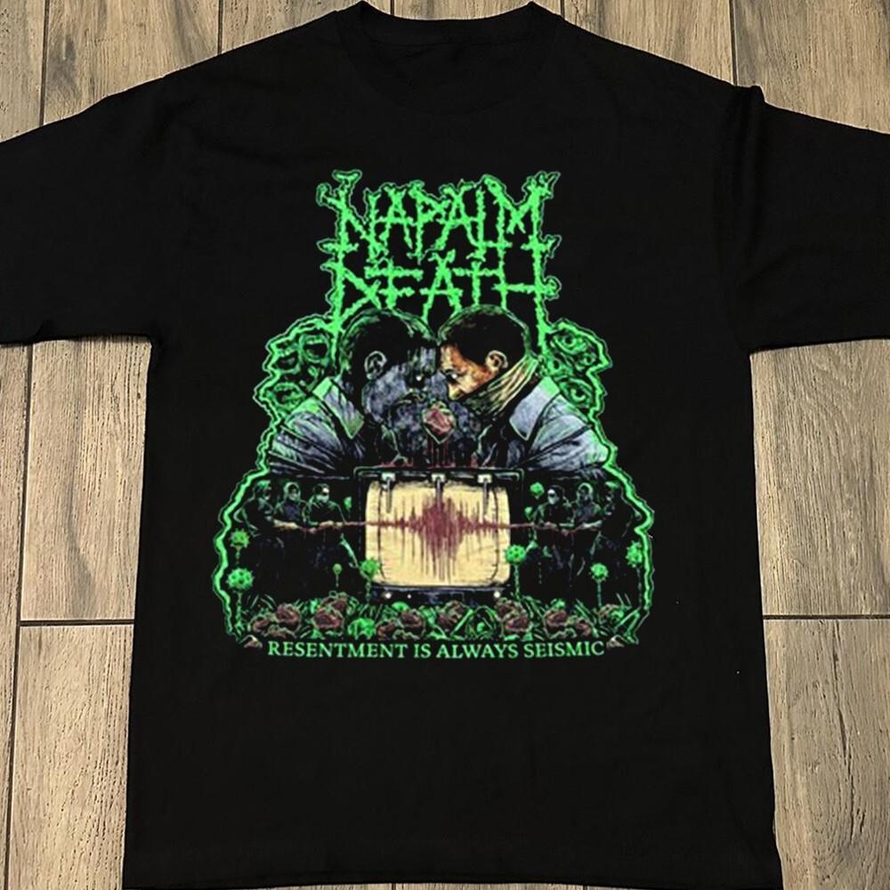 Rare Napalm Death Unisex Men All Size T-Shirt 10D306 Unisex T-Shirt S