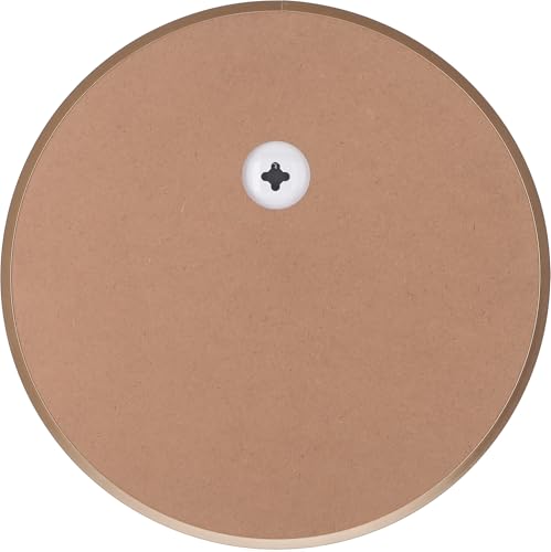 Fuji Boeki Wall-Mounted Mirror, Aluminum Frame, 45cm Diameter, Round, Gold, 41407