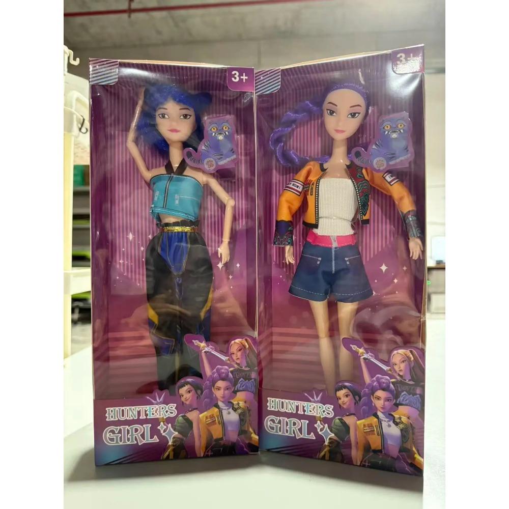 Bebek Oyuncakları Kpop İblis Avcıları Aksiyon Figürü Oyuncak Rumi Mira Zoey Güzel Prenses Bebek Bebekler Plastik Kendin Yap Oyuncak Kızlar için