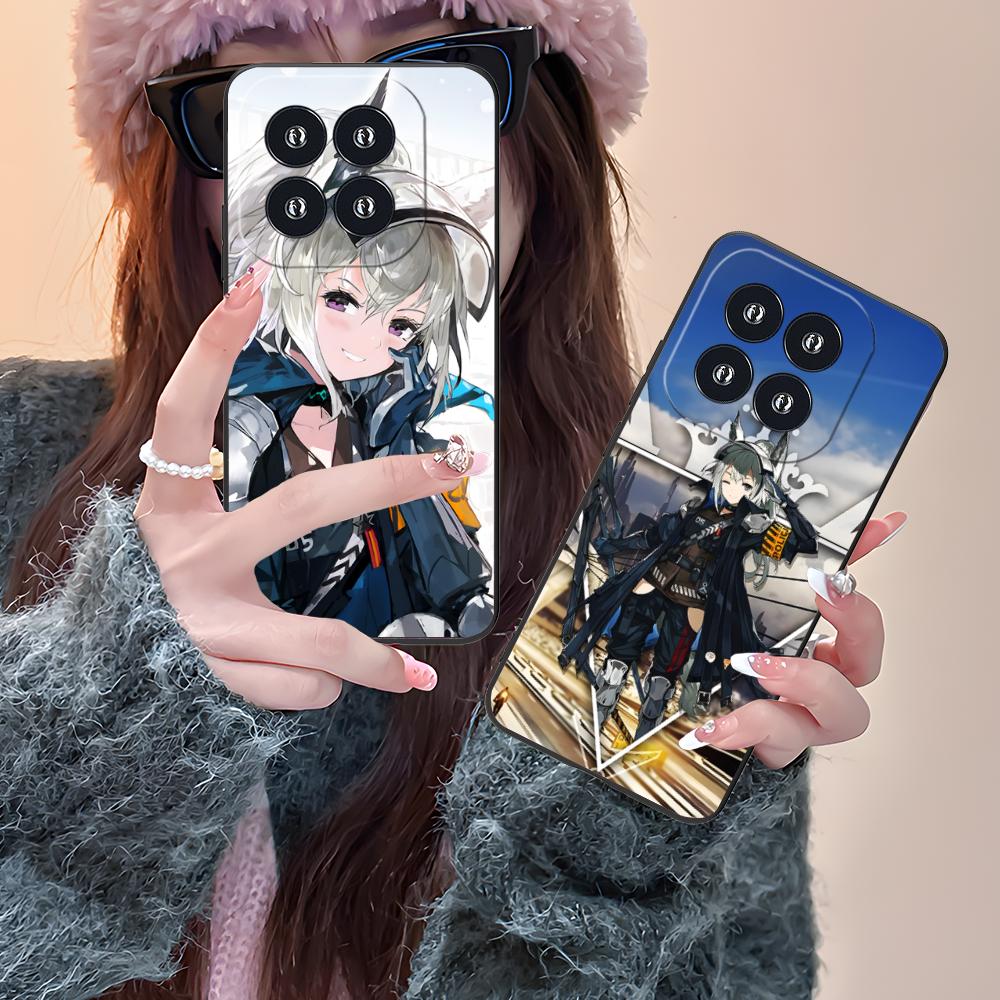 Arknights Grani Matte TPU Mobile Phone Case for Xiaomi 15 14 13 12 Mi 11 T Ultra Lite Pro S X 5G Colorful Printing Cover