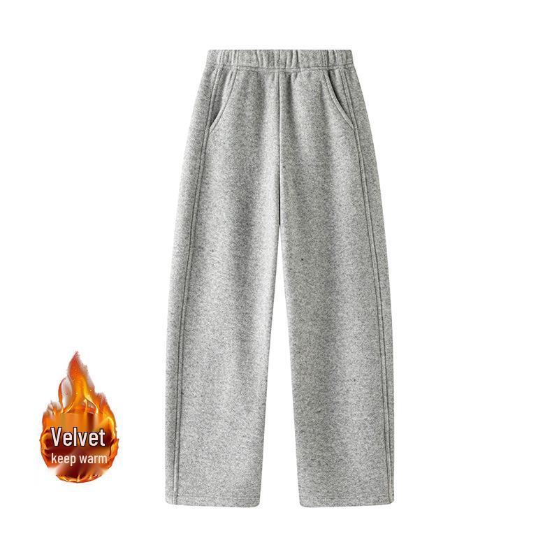 

Women s High-Waist Australian Wool Slimming Pants - Narrow Straight Cut, Plush, Warm, Petite Fit 29 (XL) for 120-130 jin