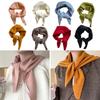 Multiple Functional Winter Scarf For Women Soft Weave Trilateral Plan Thin Fashion Addition For Cold Weather