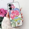 For Motorola Moto G05 Case E15 Silicone Cute Cat Fashion Flowers Cool Painted Back Cover For Motorola Moto E15 Phone Case Bumper
