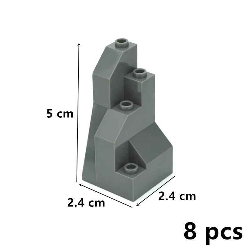 MOC Roccia Pannello Roccioso Montagna Fai da Te Serie Città Vista Strada Giocattolo Mattoncini Si Adatta Per 23996 Assembla Particelle Giocattoli Giocattoli
